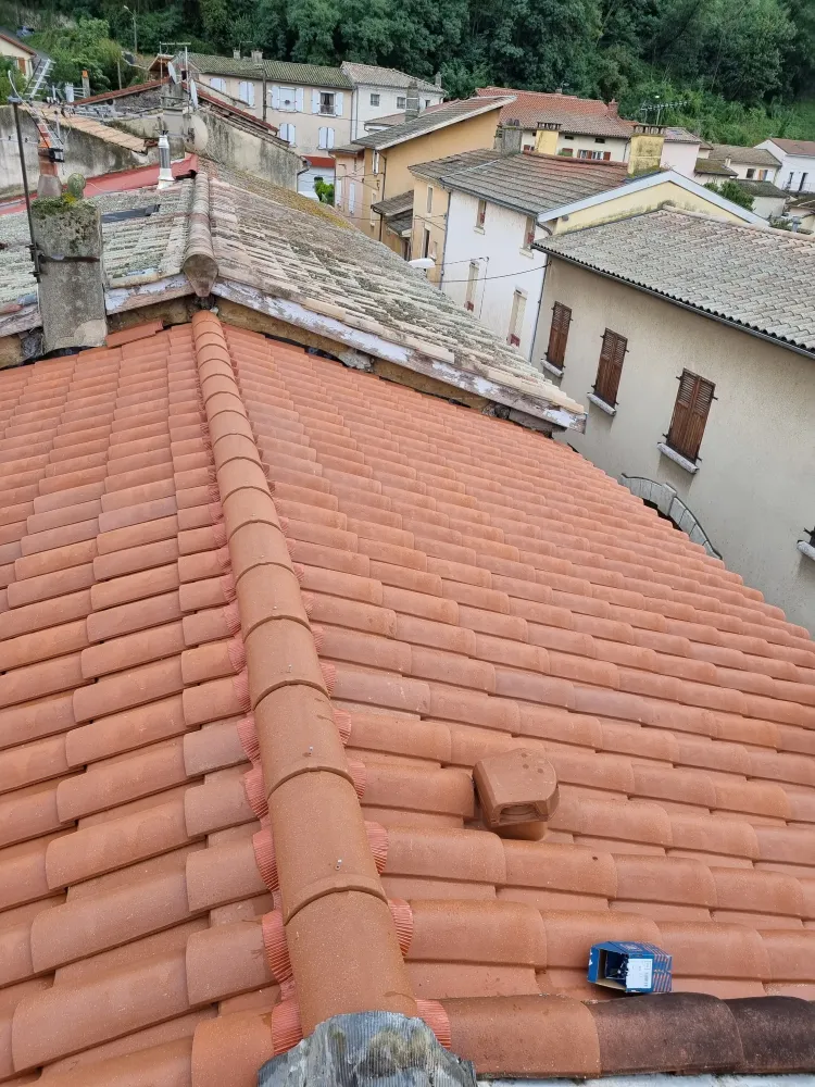 démoussage toiture à Roussillon